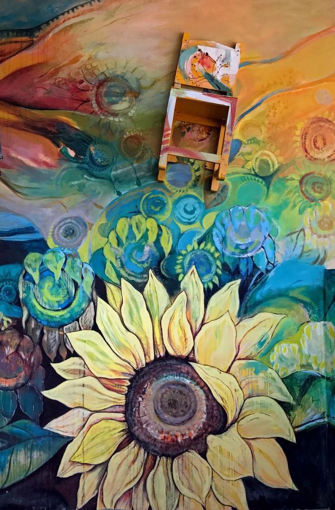 Wall art at Muraleando, a community arts project in Havana.