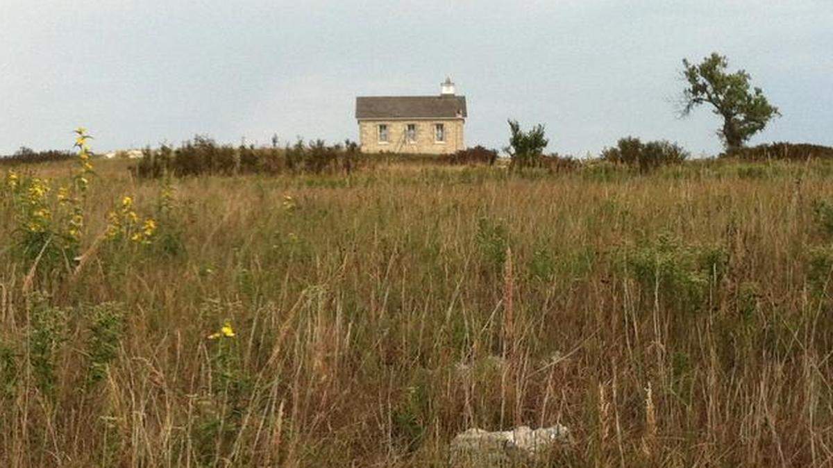 
This one-room schoolhouse, which was used from 1882 to 1930, is part of the Tallgrass Prairie National Preserve near Strong City, Kansas.


