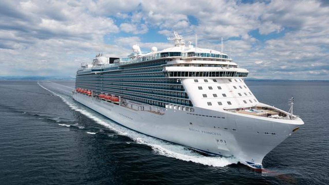 The Regal Princess carries 3,569 passengers and weighs 142,229 tons.
