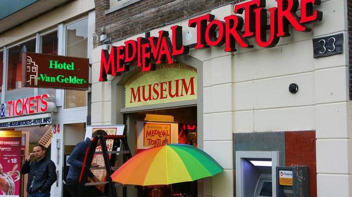 
Torture museums, like this one in Amsterdam, attract tourists willing to pay to see tawdry exhibits on mutilation through the ages. 
