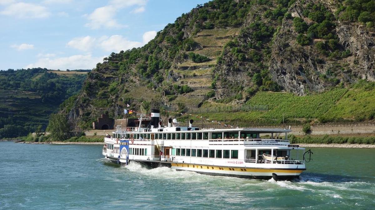 The Rhine River is best experienced from the deck of a relaxing riverboat, surrounded by the wonders of this romantic and historic gorge.
