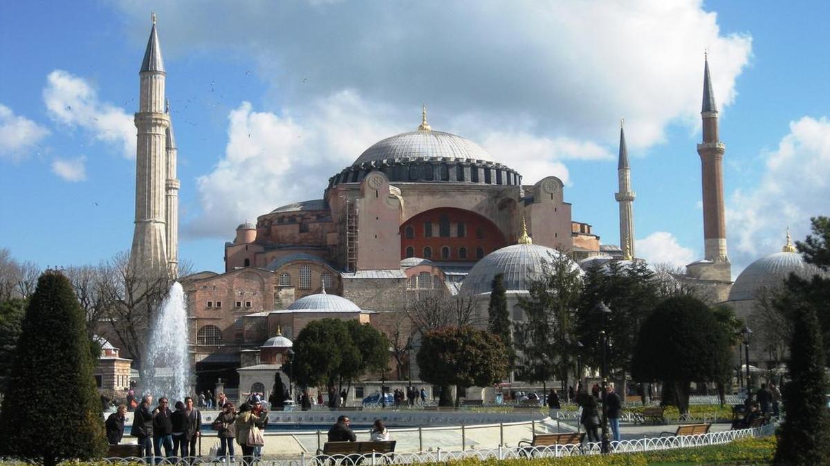 
The Hagia Sophia in Istanbul.
