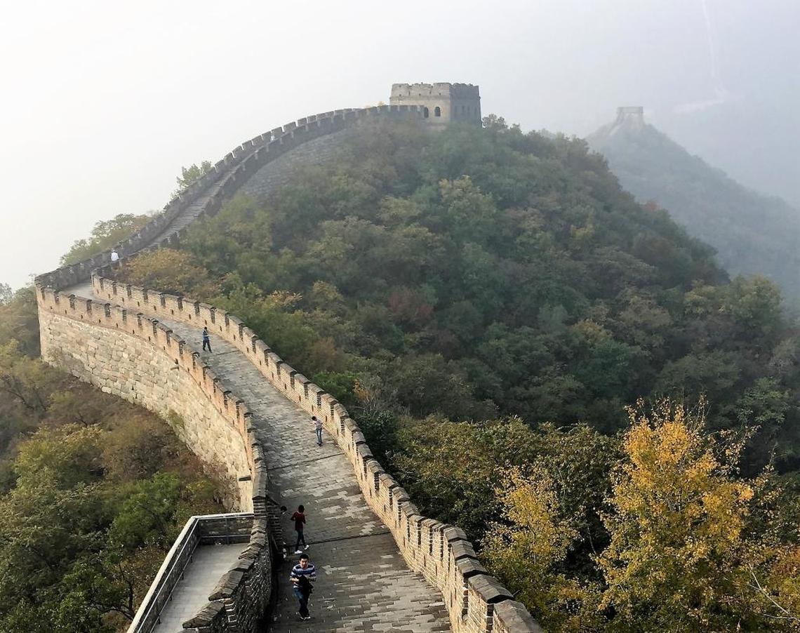 Walking the Great Wall, near Beijing, on an A&K tour of China