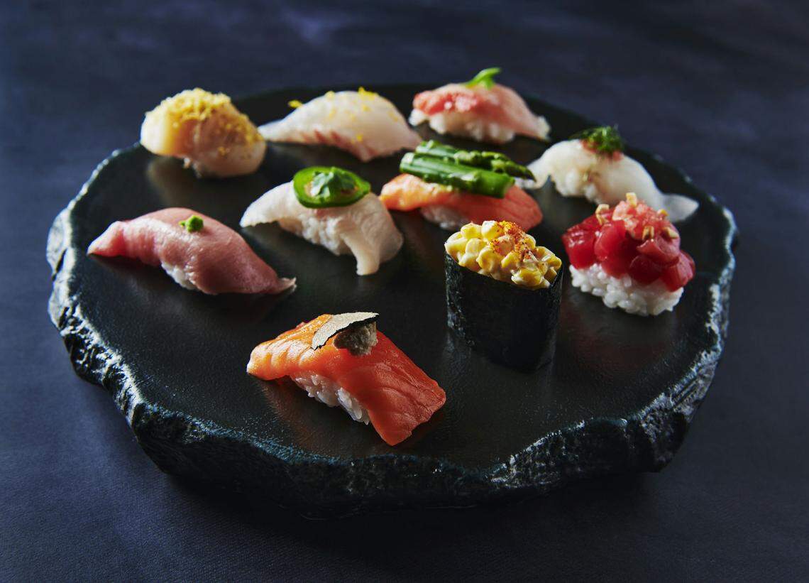 Seasonal omakase is a must at Moody Tongue Sushi West Palm Beach.