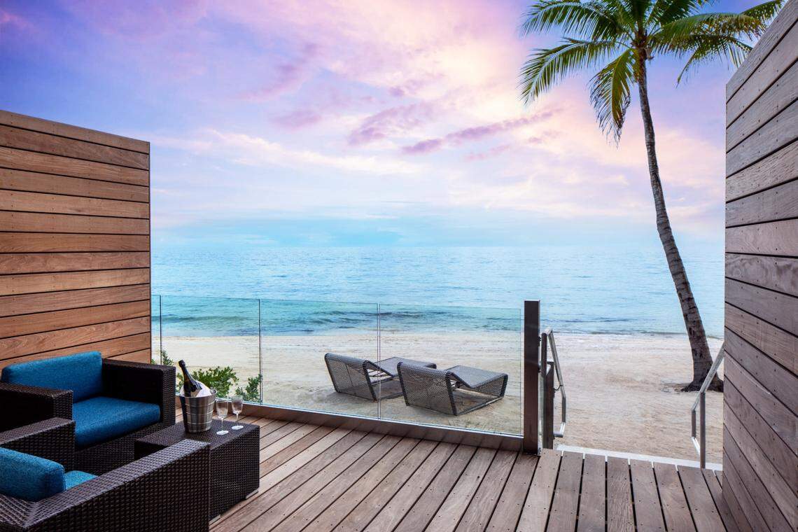 The magical view from the lanai at Casa Marina Key West.