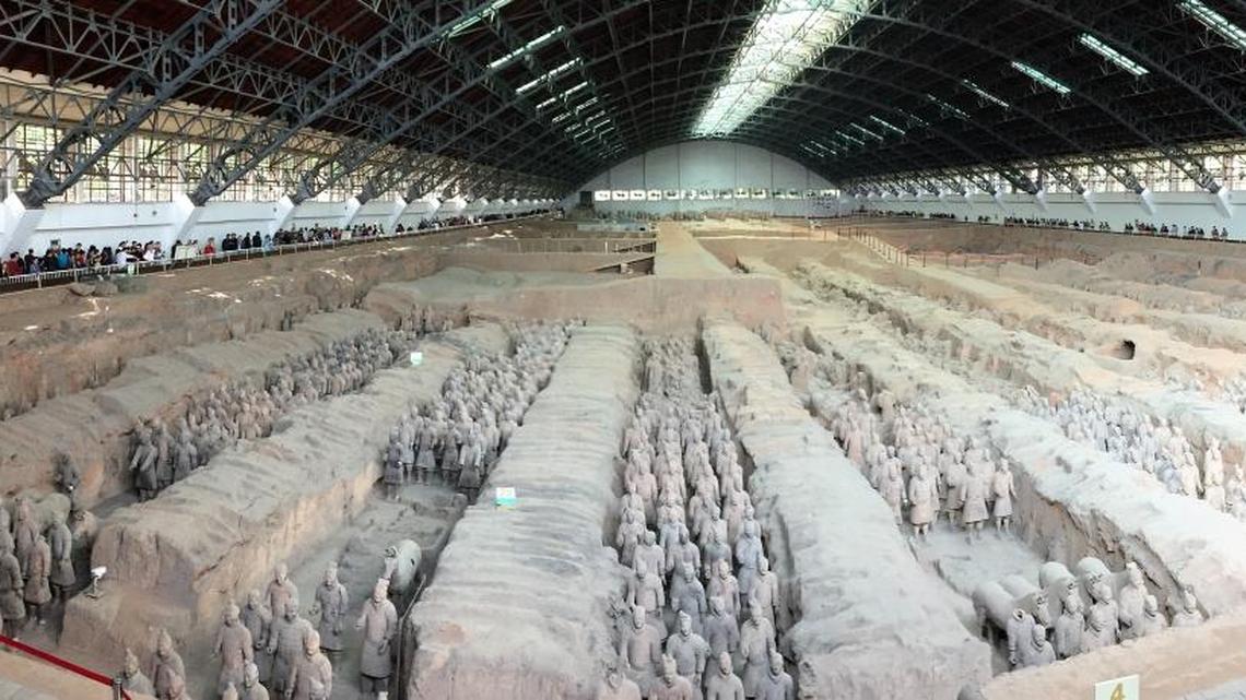 One of three digs at China’s Terracotta Warrior Museum