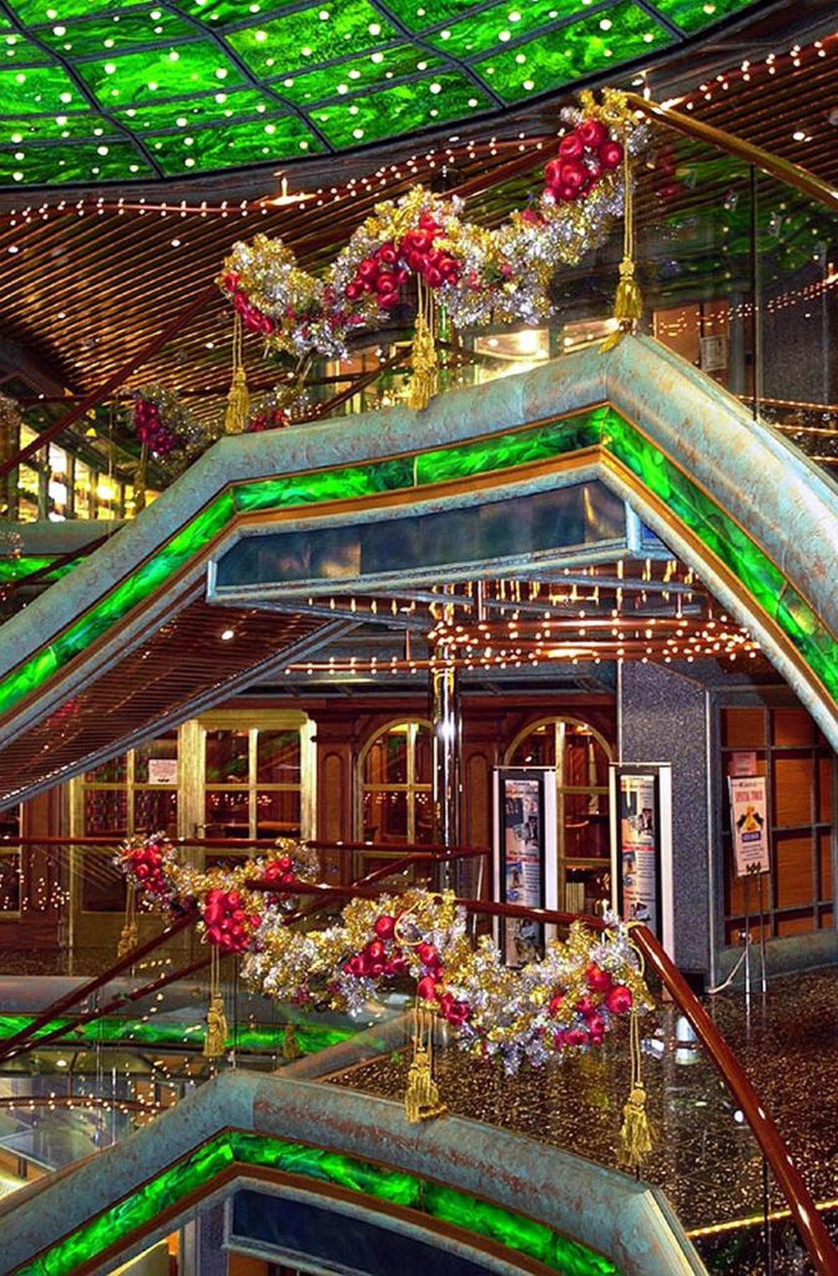 Christmas past aboard Carnival Victory.