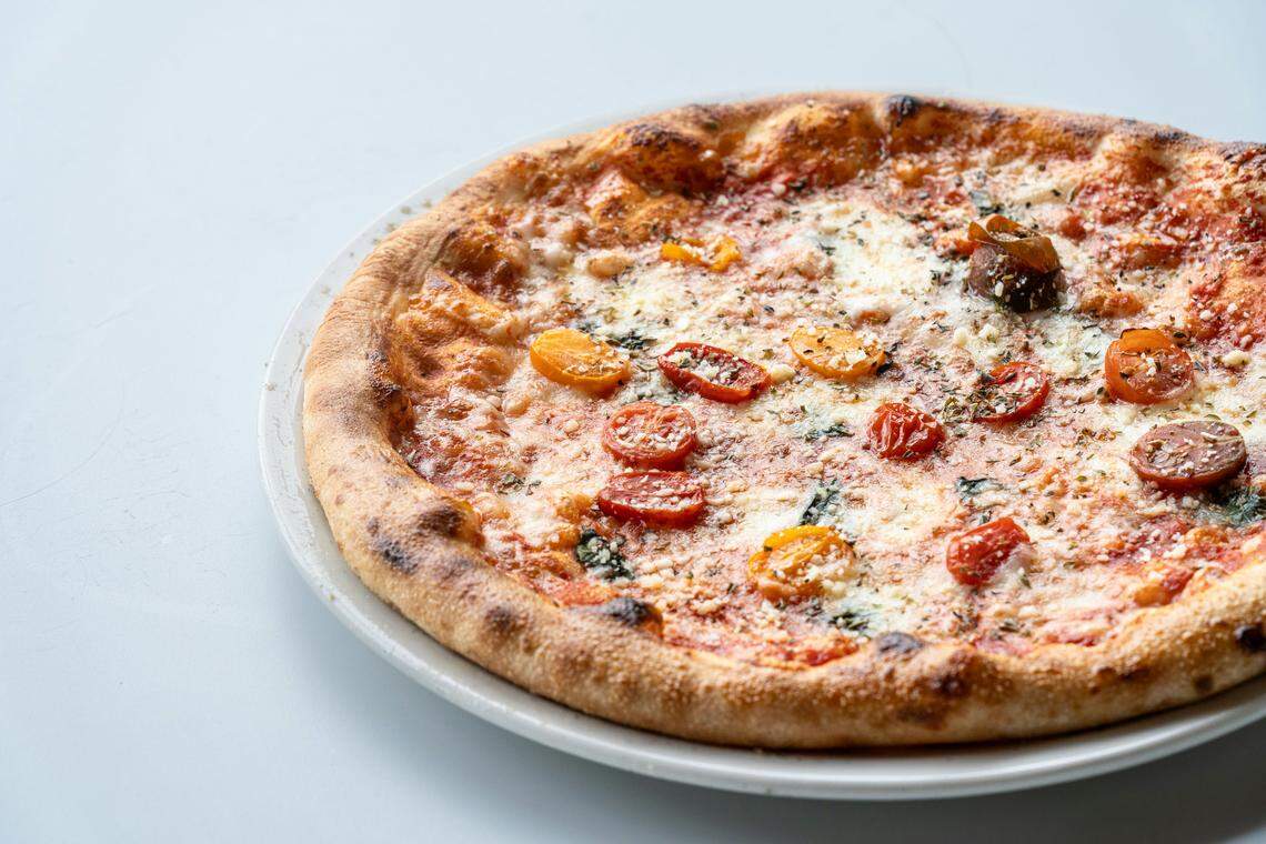 Wood-fired pizza made fresh at The Belgrove.