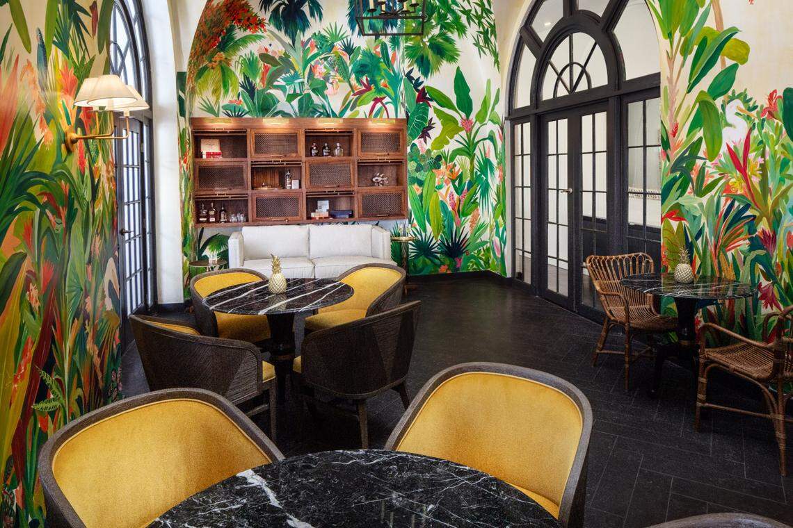 The Canary Room at Casa Marina Key West is a luxurious place to hang out.