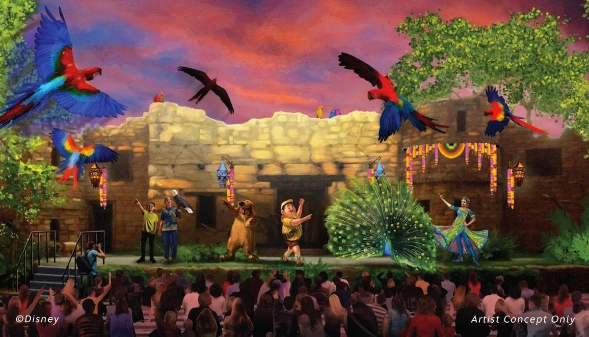 “UP! A Great Bird Adventure,” a new show featuring Russell and Dug from the animated film “Up,” will debut at Disney’s Animal Kingdom April 22, which is the park’s 20th anniversary.