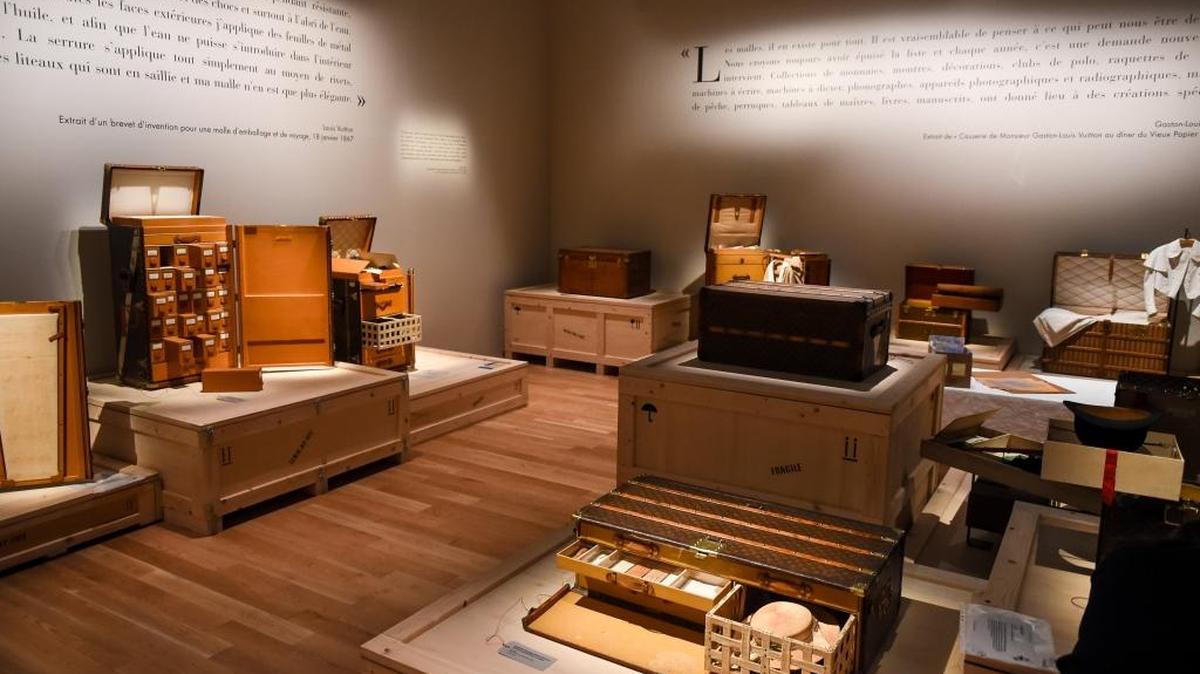 Curated by Olivier Saillard, the exhibit transports viewers from Louis Vuitton’s genesis in 1854 to the present. Guests can expect reams of suitcases, trinkets, skateboards (yes, skateboards) and Oscars gowns gleaned from the House.