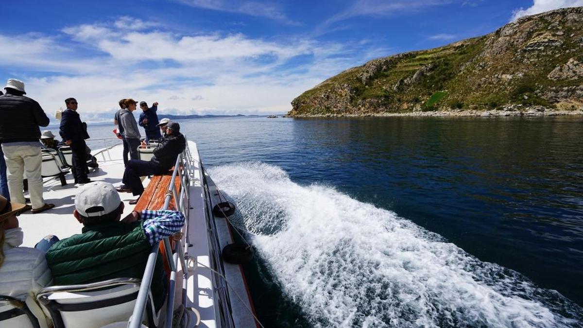 At 12,507 feet above sea level, Lake Titicaca is the highest navigable lake in the world.