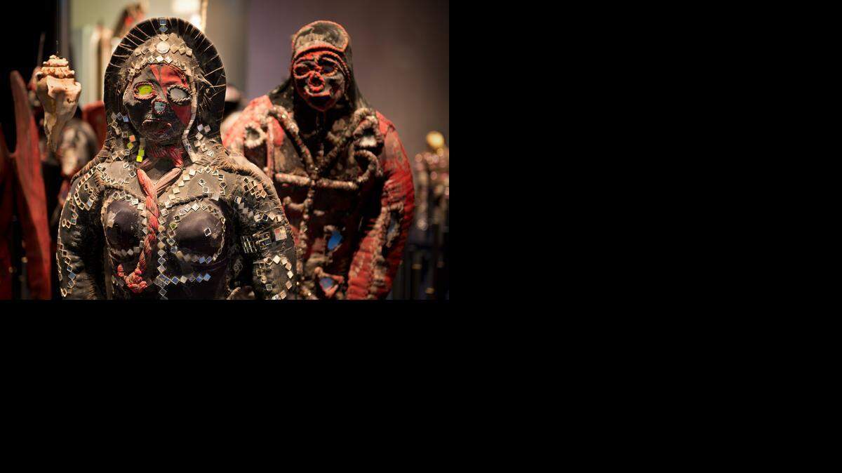 
Female Fighting Spirit of a Bizango Vodou Secret Society
