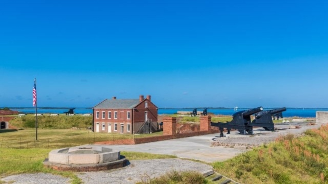 This Florida state park has a historic fort you can explore by candlelight and gorgeous ocean views