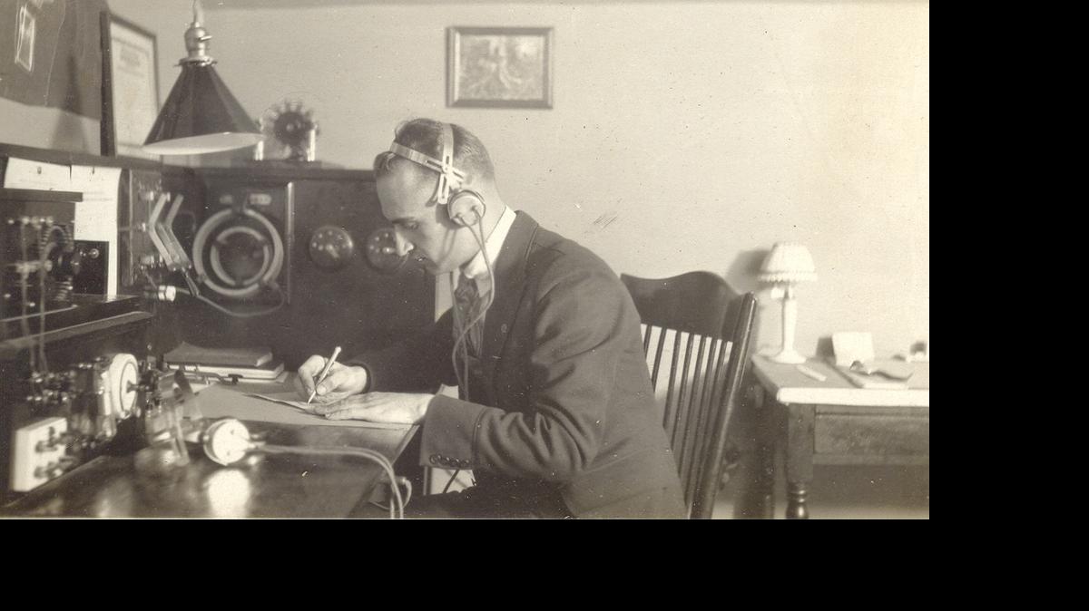 
Edwin Sindorf, great-grandfather of Wolfsonian staffer Meg Floryan, was a radio man in World War I.
