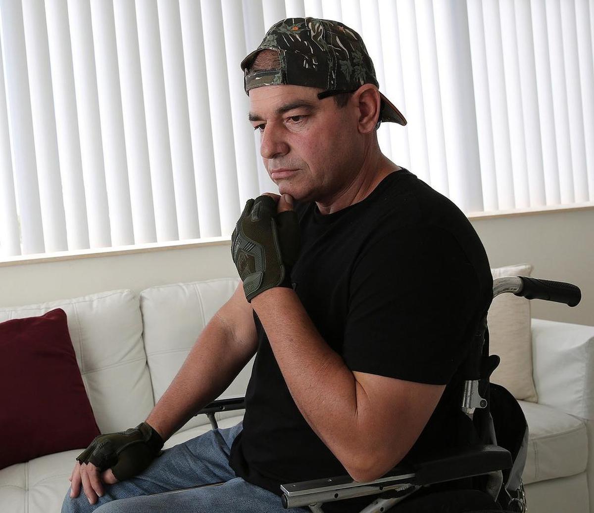 A new and lighter wheelchair would help Osmel Pimienta Morales be more independent.