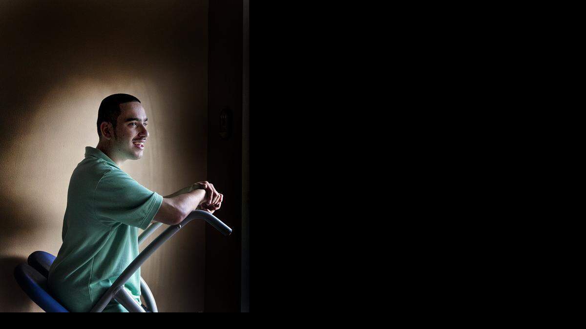 
Maria Caballero-Perez could use a valet chair — an electrical, rotating car seat — so she can stop hurting her back when she carries her 19-year-old son, Miguel Angel, who has cerebral palsy, when she takes him for therapy.

