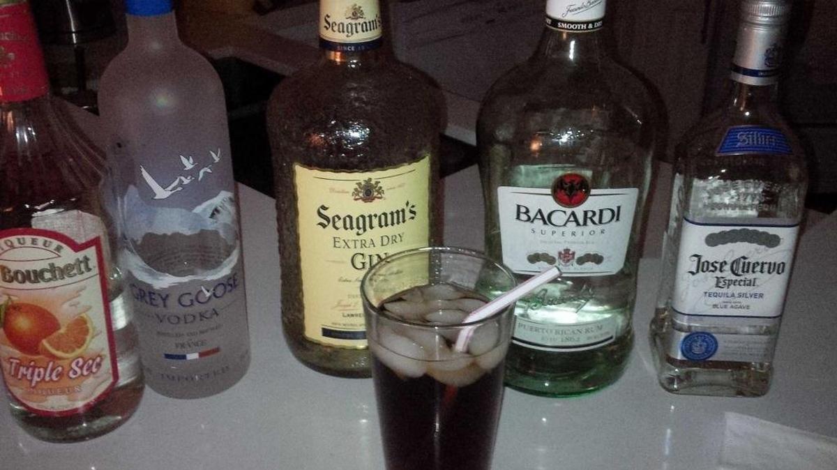 Excessive drinking falls under the sin of Gluttony, but this is only one Long Island iced tea.