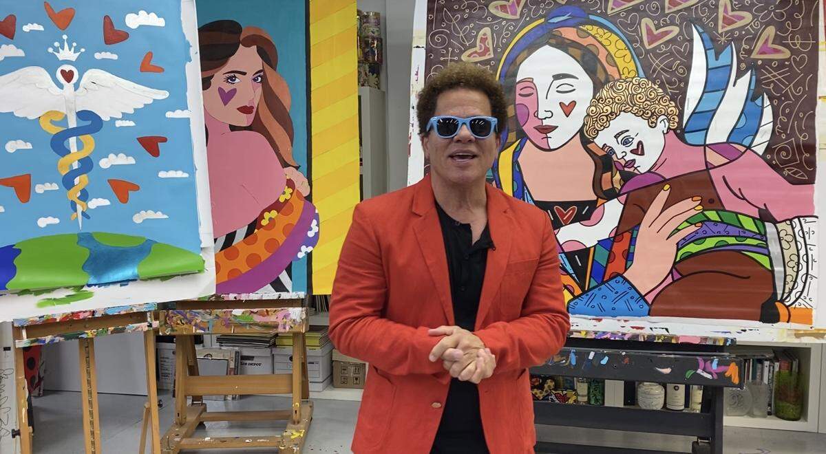 Artist Romero Britto teams with the Miami Children’s Museum for “Museum at Home,” a virtual learning experience.