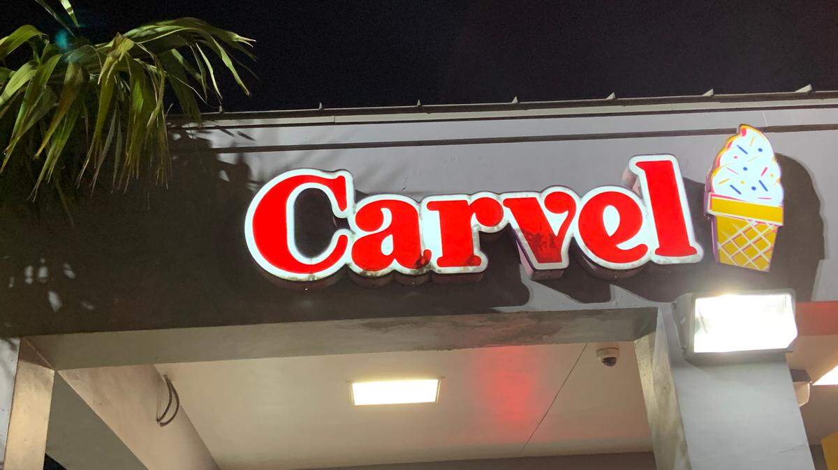 Roaches ran and died at a Miami Carvel.