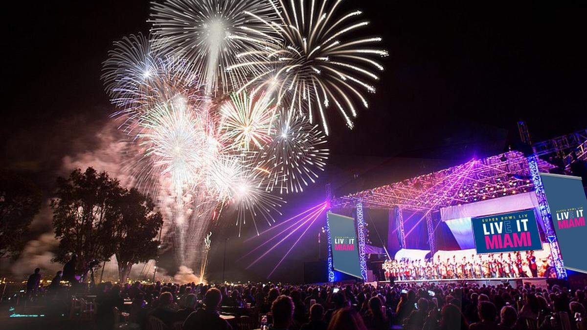 Super Bowl Live is a fan festival taking place at Bayfront Park prior to the big game.