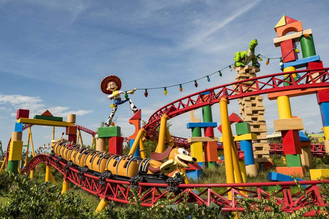 Slinky Dog Dash, which opened at Disney’s Hollywood Studios in 2018, offers two launches and a very smooth ride, but as a family coaster, it doesn’t hit the high speeds of most launch coasters.