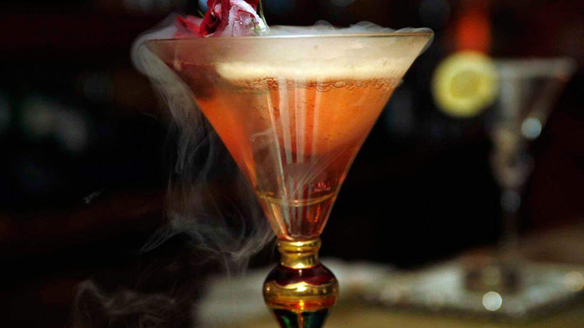 Tragos moleculares preparados por Luigi Bonura en Barton G. restaurant in Miami Beach. Foto: Pedro Portal