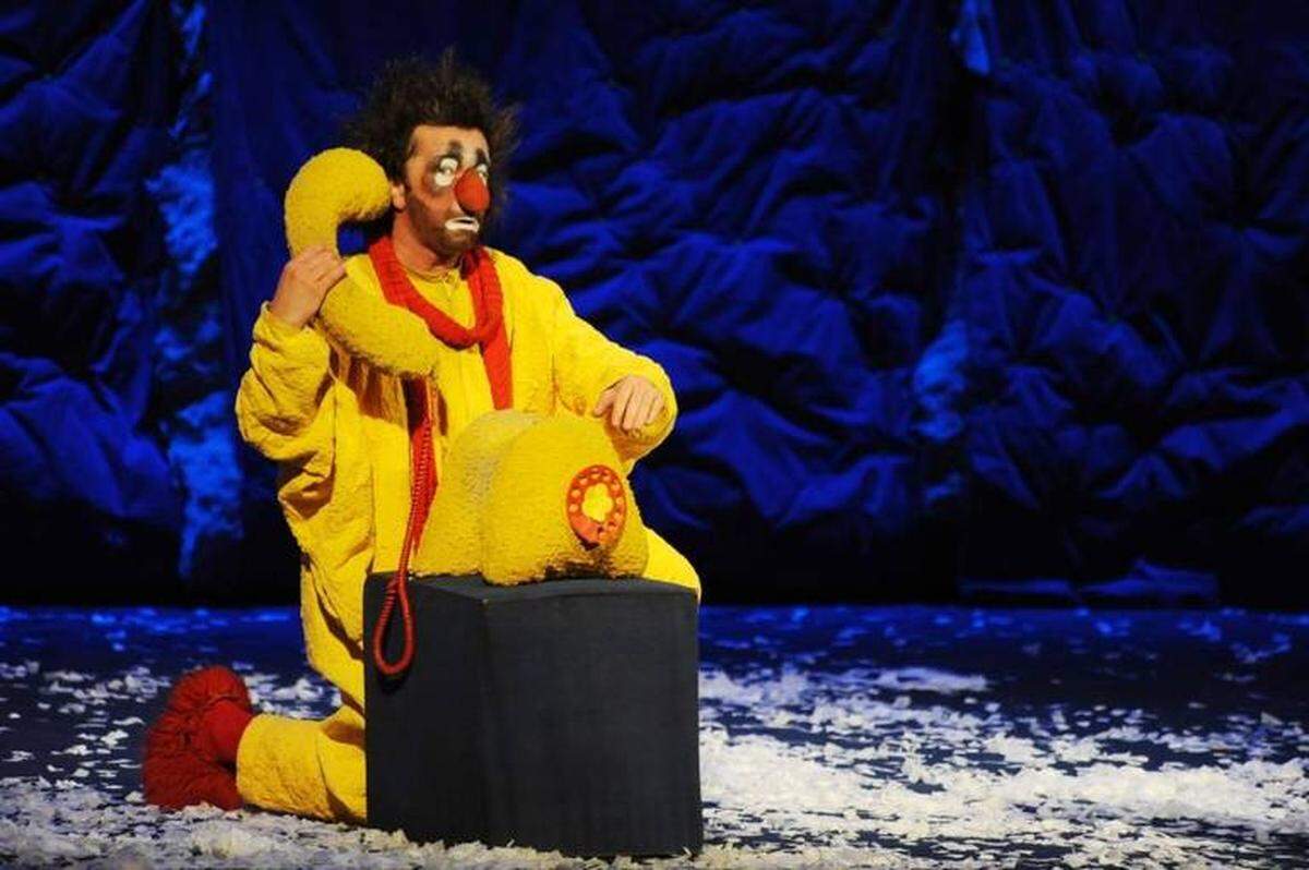 El Slava Snowshow estará presentándose hasta el 6 de agosto en el Adrienne Arsht Center.