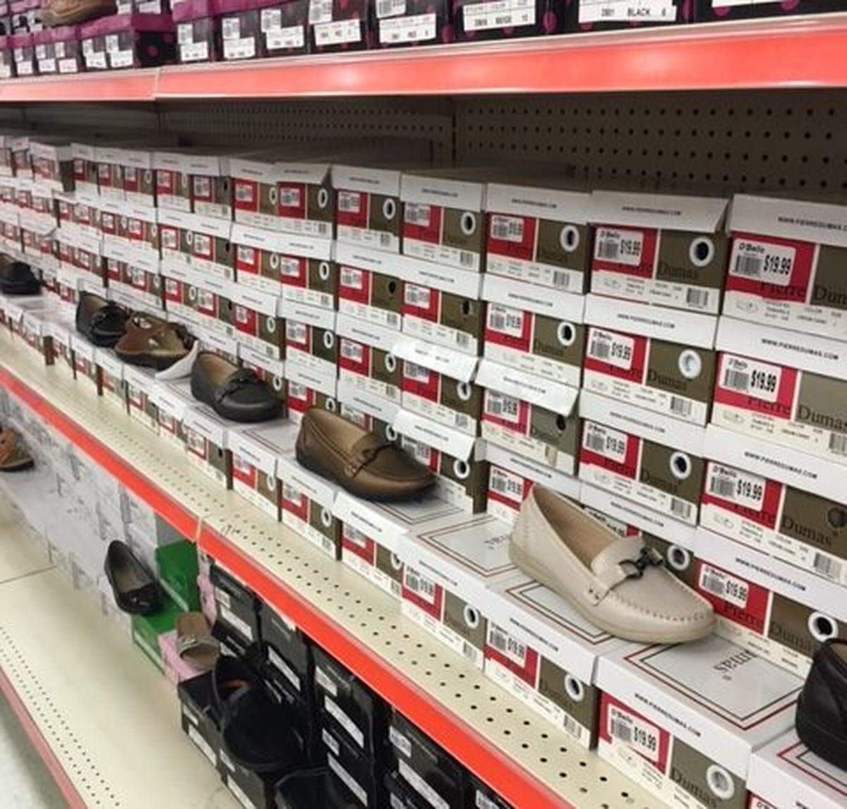 Walgreens sells flip flips. Navarro has an entire shoe store.