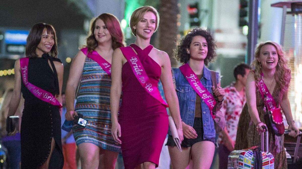 Do not be confused by ScarJo's 'Rough Night.' Strippers don't always get murdered at a Miami Bachelorette Party.