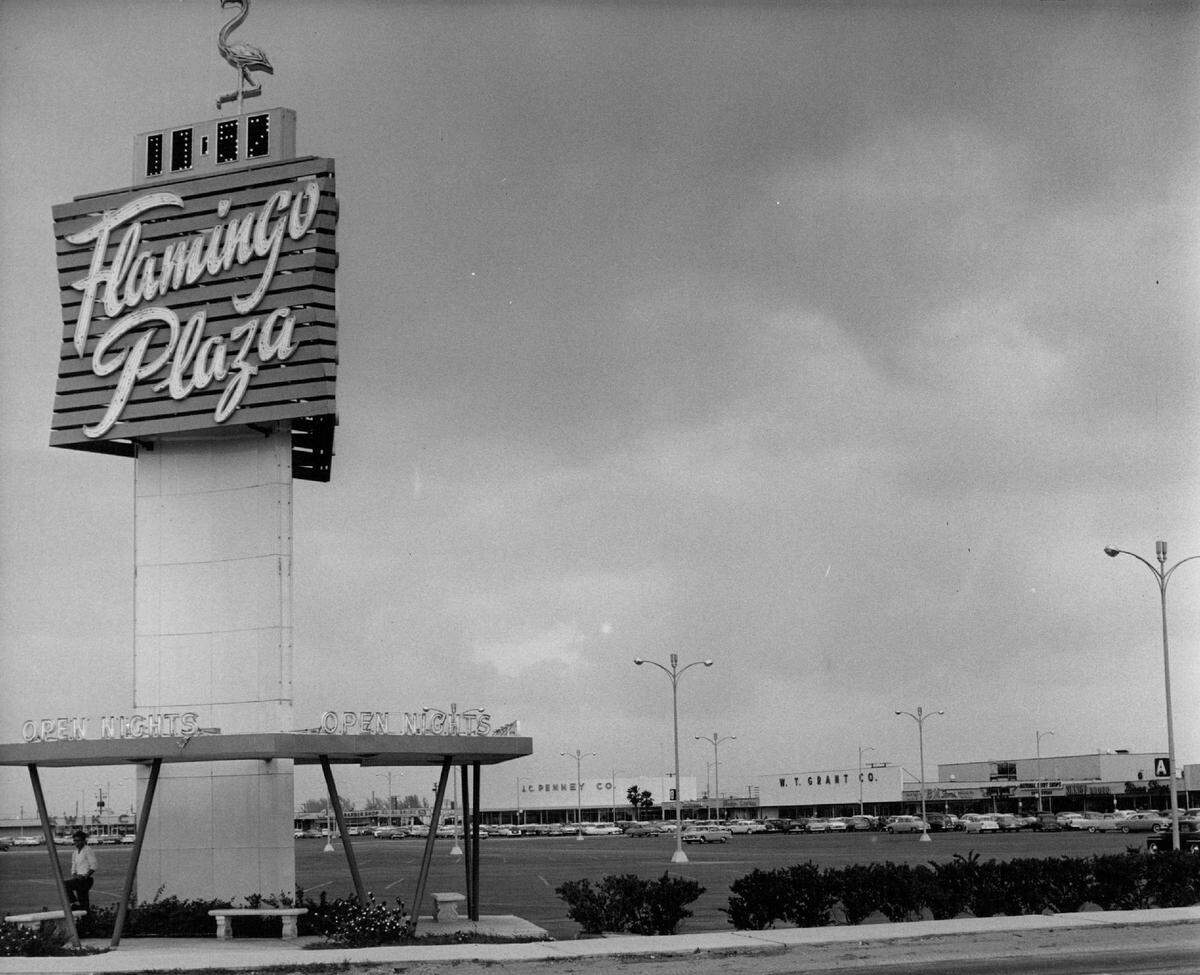 Undated: Flamingo Shopping Plaza, Hialeah.