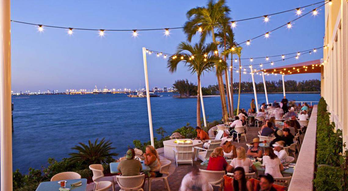 A view like the one from the Rusty Pelican would be nice.