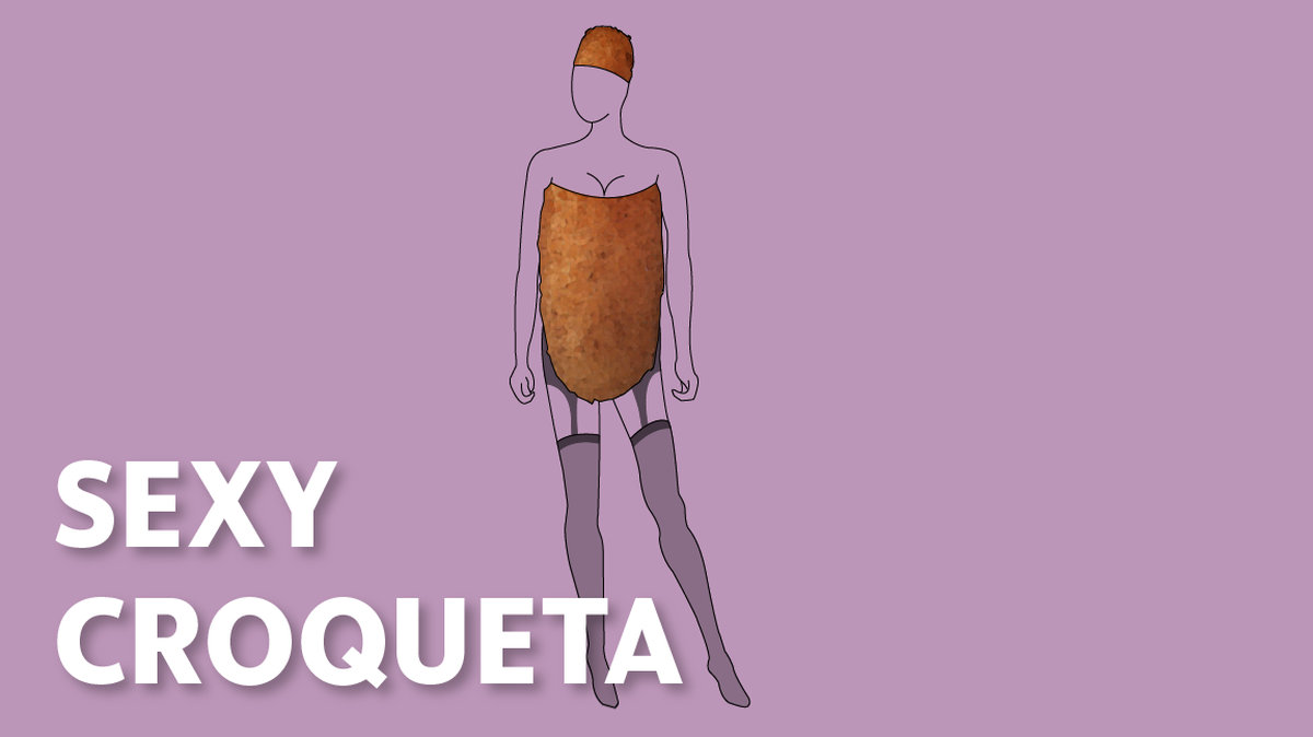 Sexy Croqueta is going to be the hot costume for Halloween in Miami.