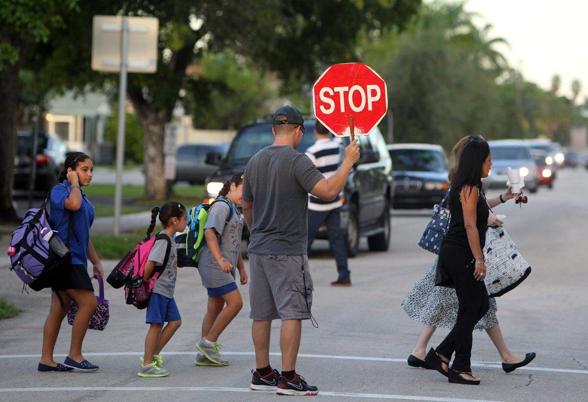 Look all those Miami kids who will grow up to be a-hole Miami drivers.
