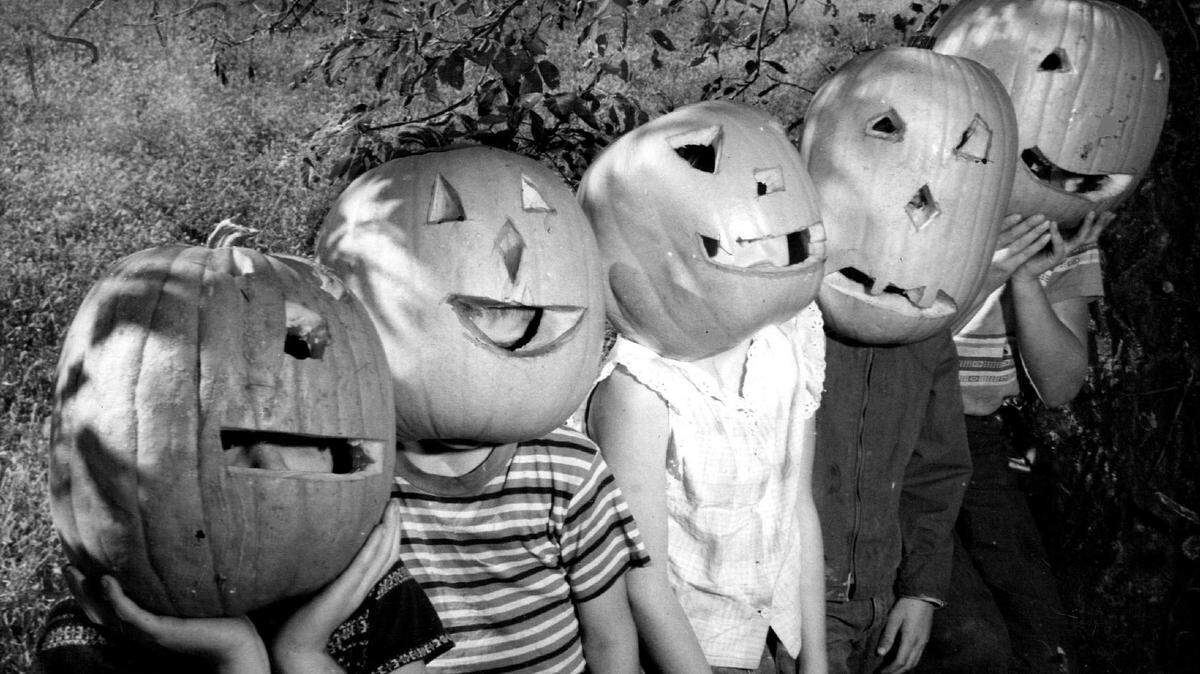 This is the kind of child abuse that went on at Halloween in the 1960s.