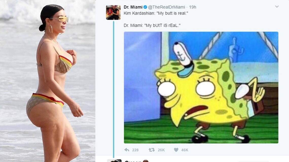 Dr. Miami throws shade at Kim Kardashian’s butt in the most hilarious way ever