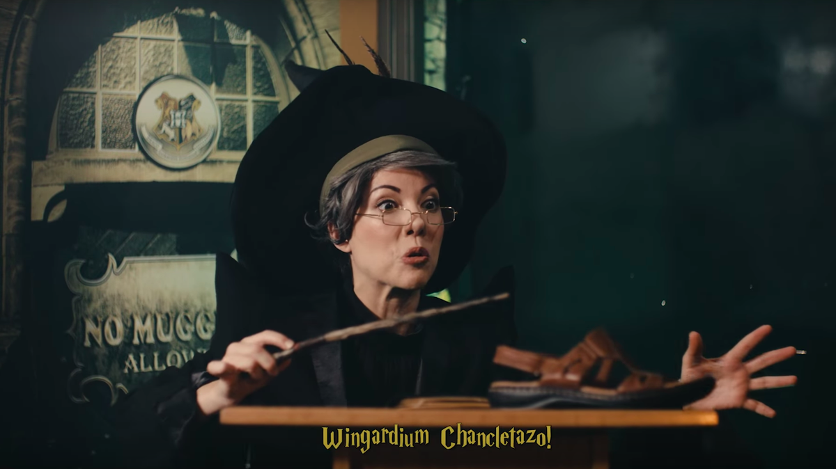 The chancletas will be flying when Abuela is teaching at Hogwarts.