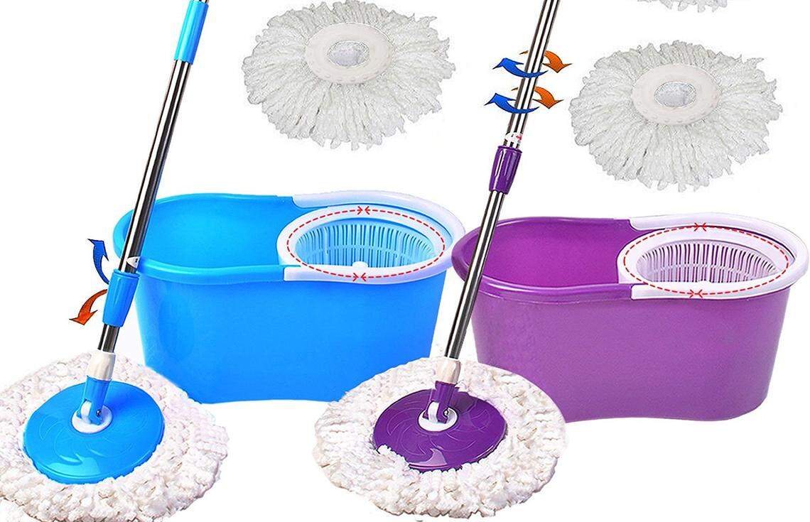 They call this the Magic Spin Mop. It magically takes all your money.