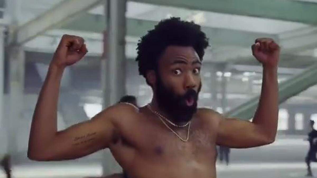 Screenshot of 'This is America' video by Childish Gambino.