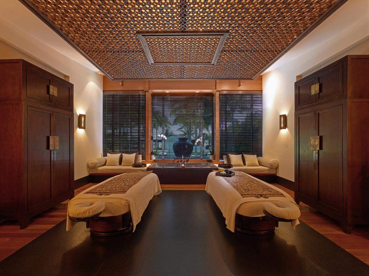 The spa area of the Setai