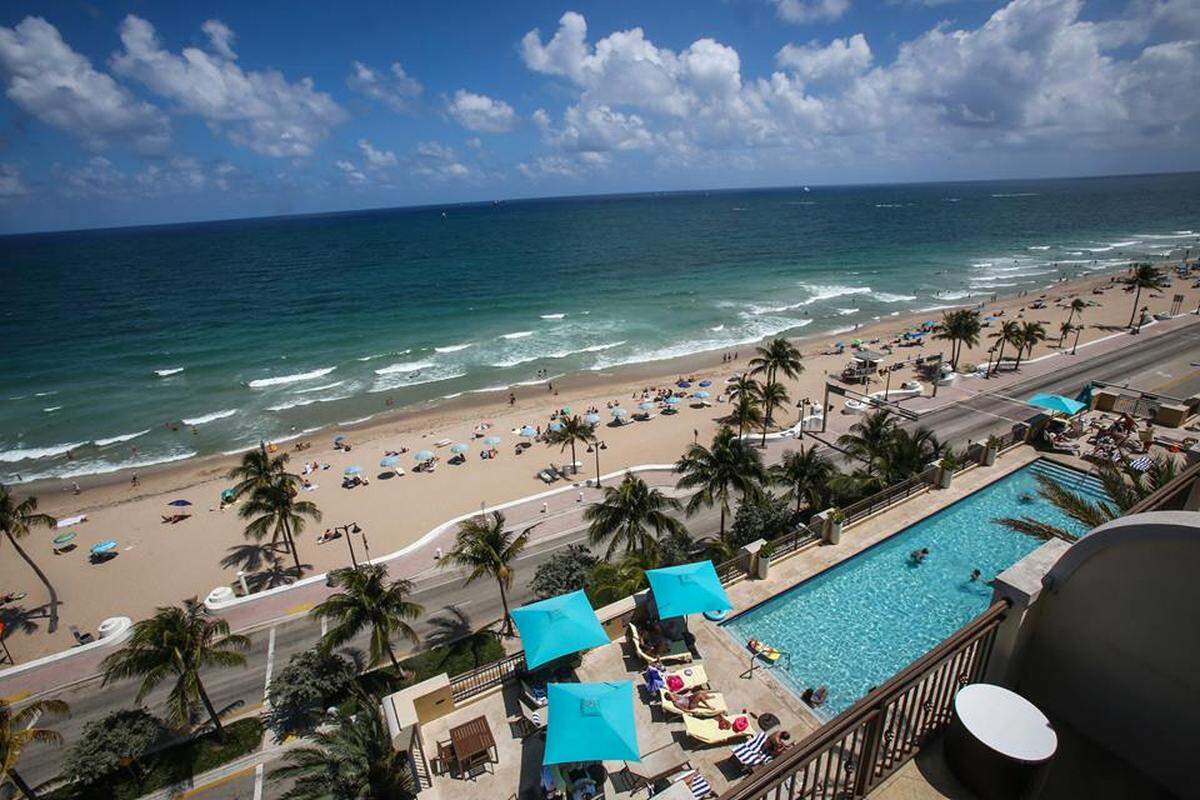 A view of the ocean from the Atlantic Hotel &amp; Spa.
