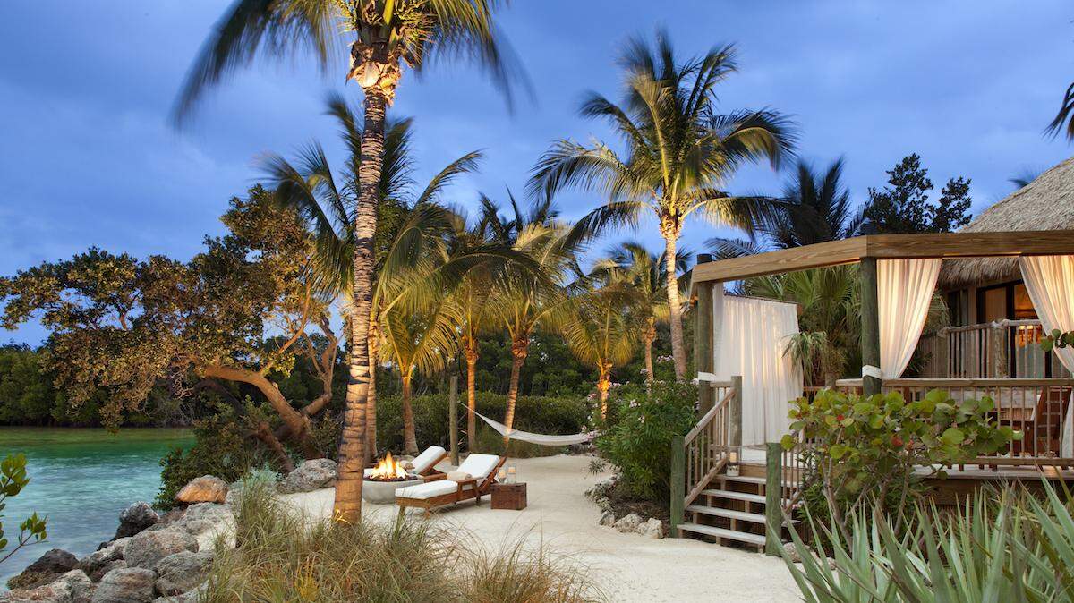 Chill vibes at Little Palm Island in the Florida Keys.