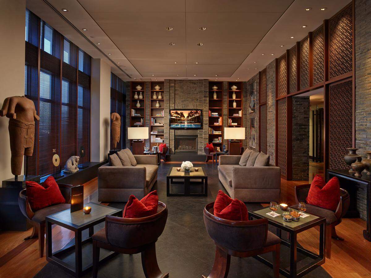 Lounging at the Setai