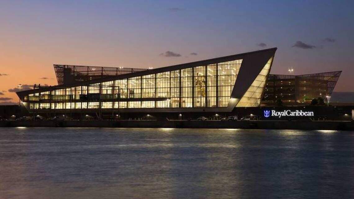 Here’s a first look at Royal Caribbean’s new Terminal A at PortMiami, built to accommodate their biggest ships