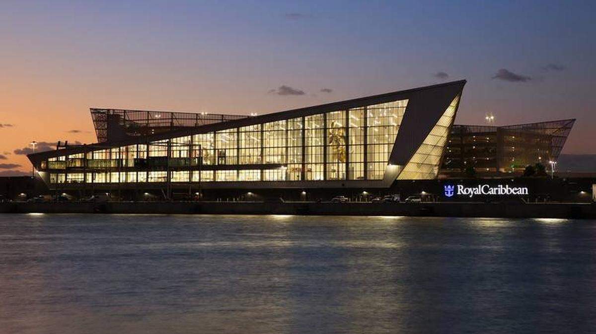 Royal Caribbean’s new terminal at Port Miami will serve as home port to several Royal Caribbean International ships, including two of the world’s largest cruise ships, Allure of the Seas and Symphony of the Seas.