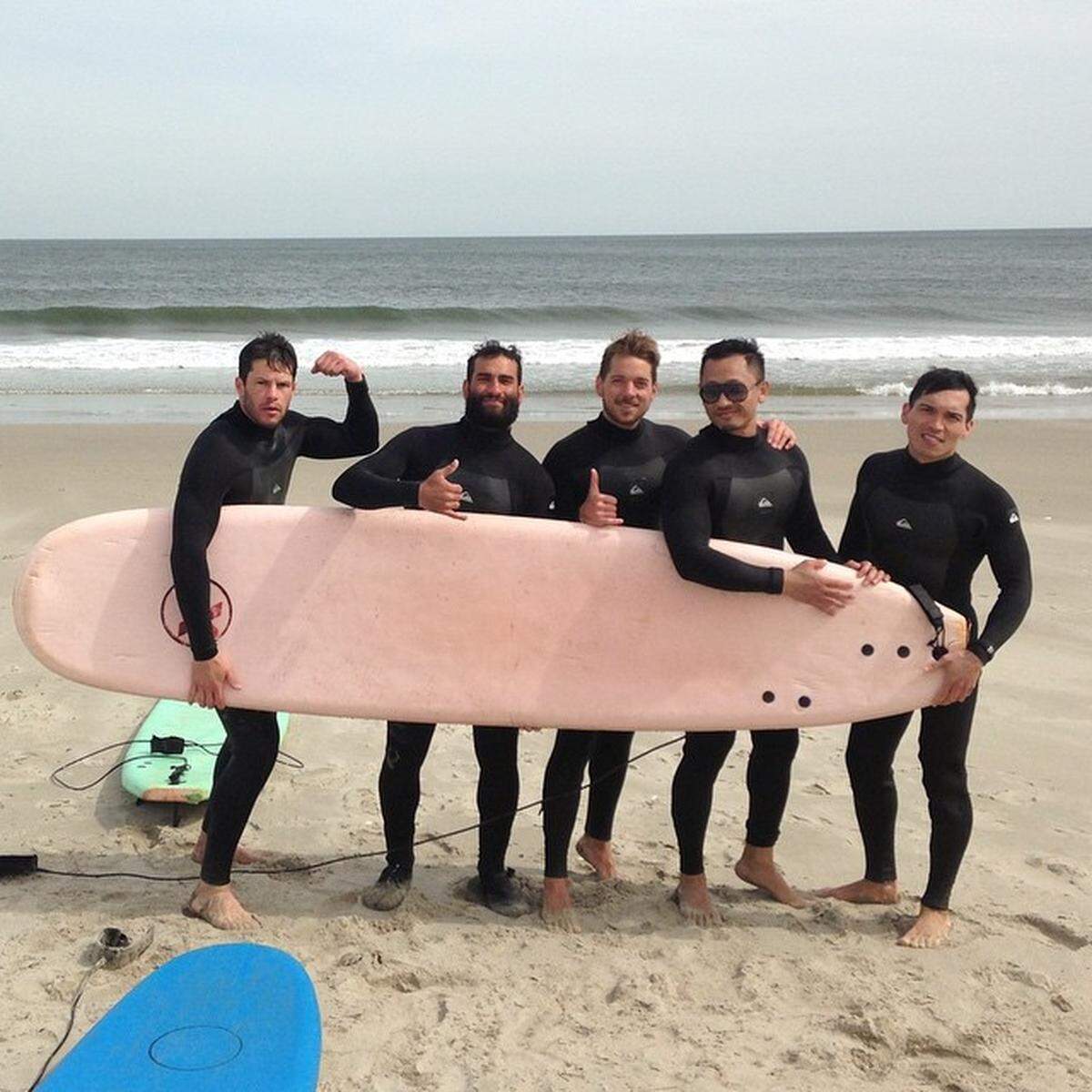 Surf's up with the bros at Rockaway Beach's Locals Surf.