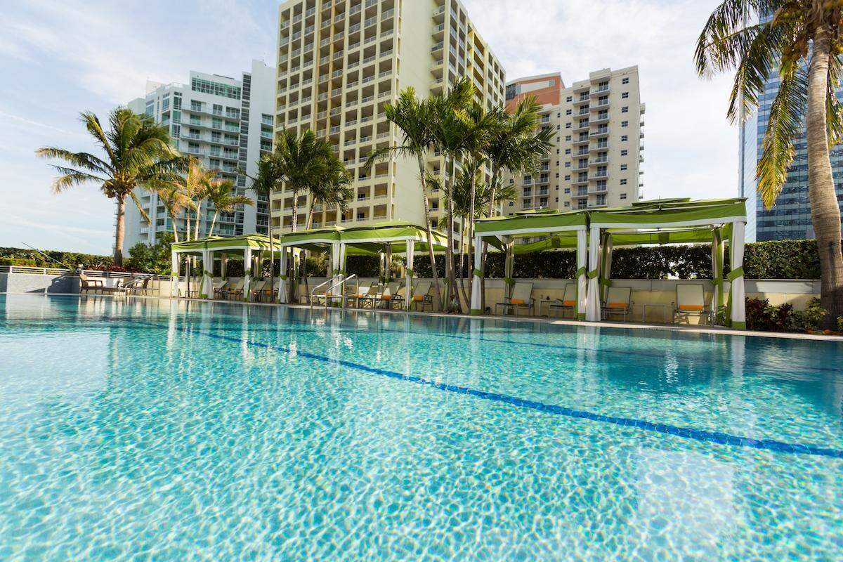 The Conrad's pool comes with lots of perks.
