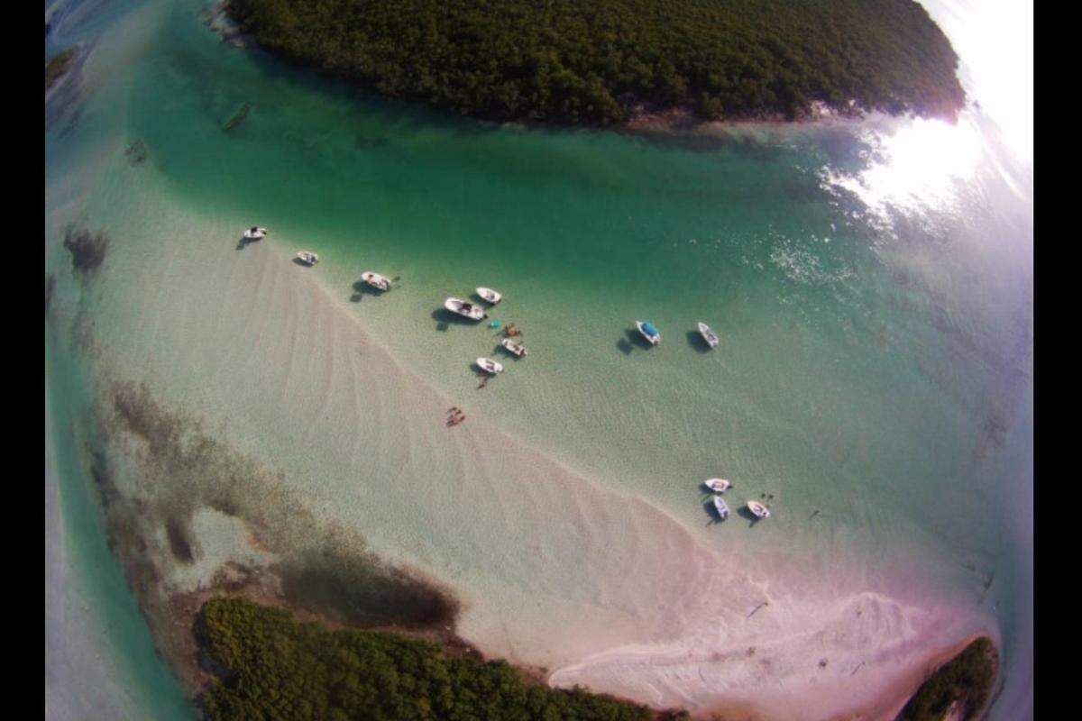 It's all about the secret sandbars when chartering a boat from Stock Island.