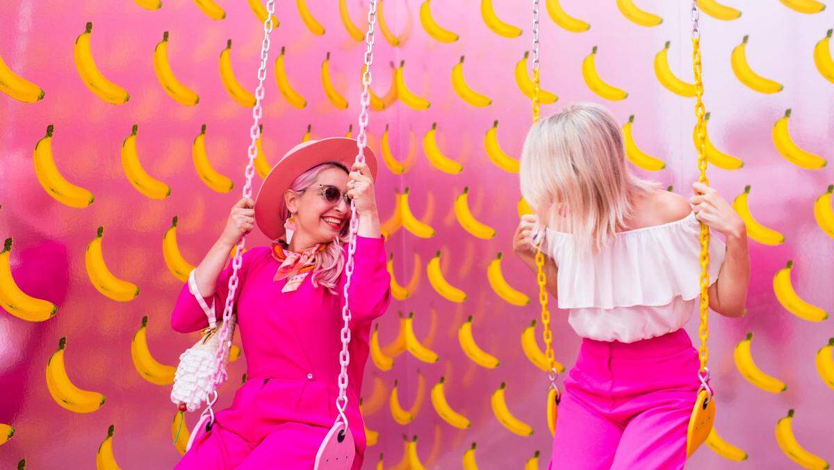 This room at the Museum of Ice Cream is bananas!