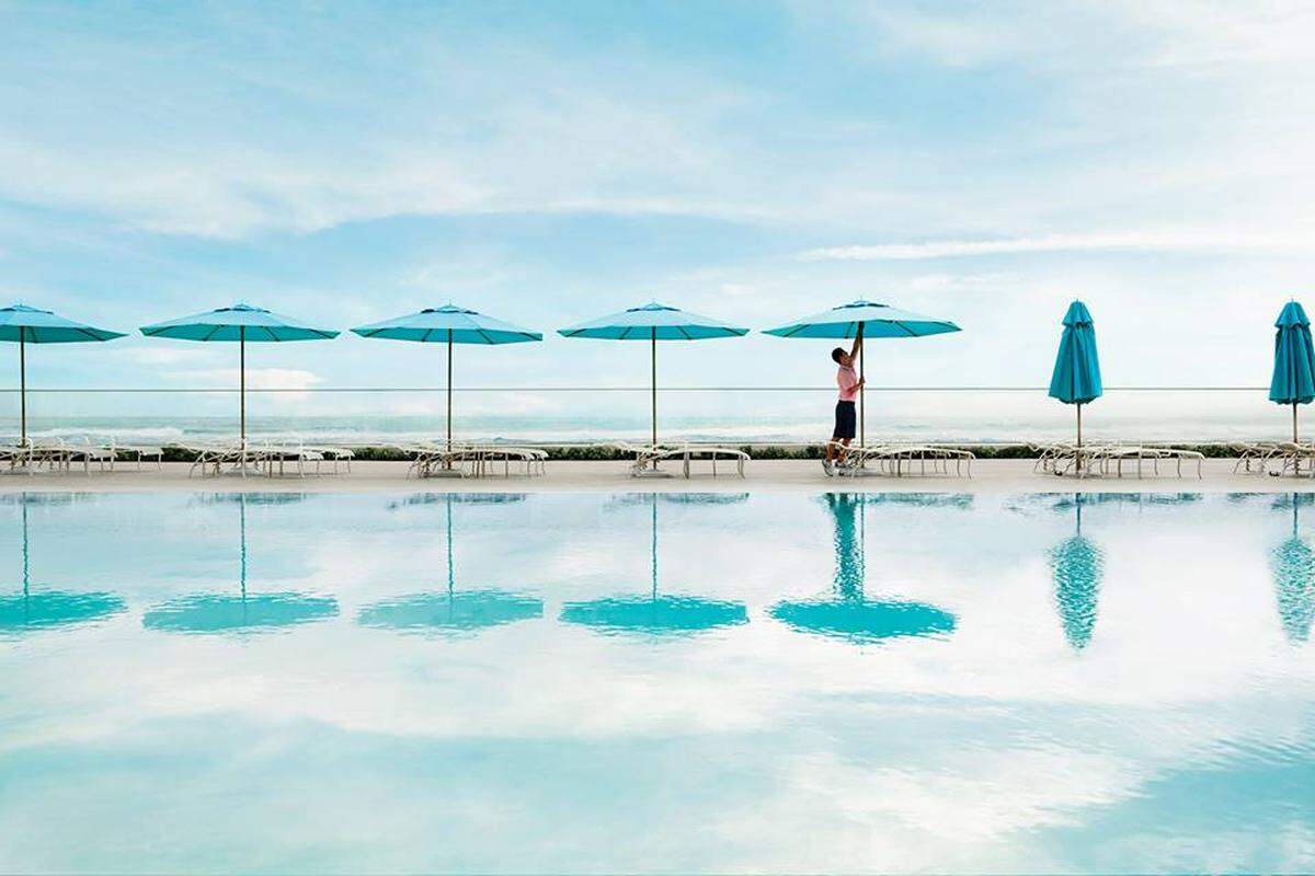 A tranquil day poolside at The Breakers.